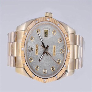 Rolex Datejust 18238 Automatic Stainless Steel with 18k Gold Bezel Watch