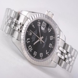 Rolex Datejust 79174 Black Dial Stainless Steel Case 26mm Watch