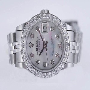 Rolex Datejust 79174 Silver Stainless Steel Strap Round White Dial Watch