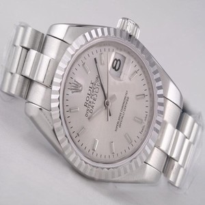 Rolex Datejust 79174 Silver Stainless Steel Strap White Dial 26mm Watch
