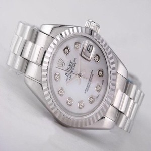 Rolex Datejust 79174 Silver Stainless Steel Strap White Dial Watch
