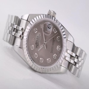 Rolex Datejust 79174 Stainless Steel Case Round Brown Dial Watch