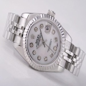 Rolex Datejust 79174 Stainless Steel Case Round White Dial Watch