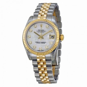 Rolex Datejust Mother of Pearl  Dial Automatic Stainless Steel and 18kt Gold Ladies Watch 178273MDJ