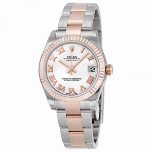 Rolex Datejust Automatic Stainless Steel and 18kt Rose Gold Ladies Watch 178271WRO
