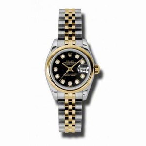 Rolex Datejust Automatic Stainless Steel 18kt Yellow Gold Jubilee Ladies Watch 179163BKDJ