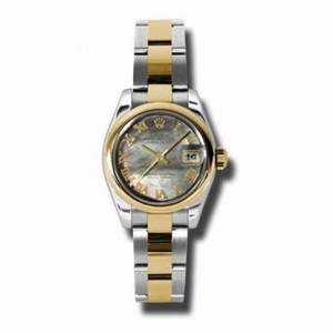 Rolex Datejust Automatic Stainless Steel 18kt Yellow Gold Oyster Ladies Watch 179163BKMRO