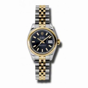 Rolex Datejust Automatic Stainless Steel 18kt Yellow Gold Jubilee Ladies Watch 179163BKSJ