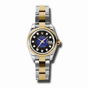 Rolex Datejust Automatic Stainless Steel 18kt Yellow Gold Oyster Ladies Watch 179163BLVDO