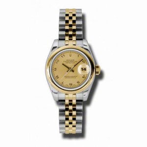 Rolex Datejust Automatic Stainless Steel 18kt Yellow Gold Jubilee Ladies Watch 179163CAJ