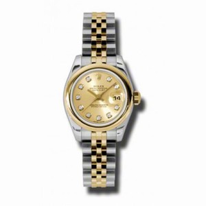 Rolex Datejust Automatic Stainless Steel 18kt Yellow Gold Jubilee Ladies Watch 179163CDJ