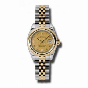 Rolex Datejust Automatic Stainless Steel 18kt Yellow Gold Jubilee Ladies Watch 179163CGDMADJ