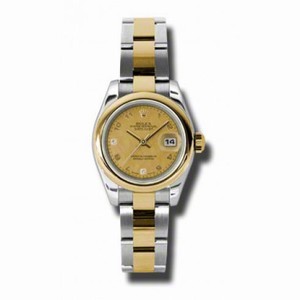 Rolex Datejust Automatic Stainless Steel 18kt Yellow Gold Oyster Ladies Watch 179163CGDMADO