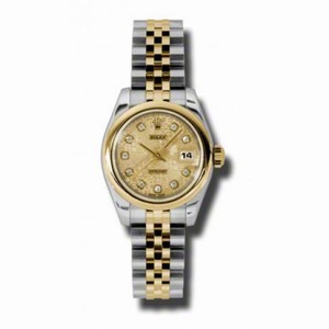 Rolex Datejust Automatic Stainless Steel 18kt Yellow Gold Jubilee Ladies Watch 179163CJDJ