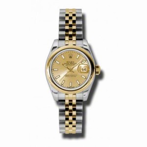 Rolex Datejust Automatic Stainless Steel 18kt Yellow Gold Jubilee Ladies Watch 179163CSJ