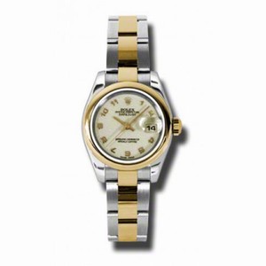Rolex Datejust Automatic Stainless Steel 18kt Yellow Gold Oyster Ladies Watch 179163IJAO