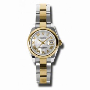 Rolex Datejust Automatic Stainless Steel 18kt Yellow Oyster Gold Ladies Watch 179163MRO