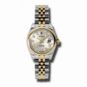 Rolex Datejust Automatic Stainless Steel 18kt Yellow Gold Jubilee Ladies Watch 179163SJDJ