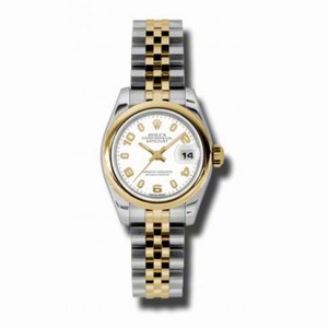 Rolex Datejust Automatic Stainless Steel 18kt Yellow Gold Jubilee Ladies Watch 179163WASJ