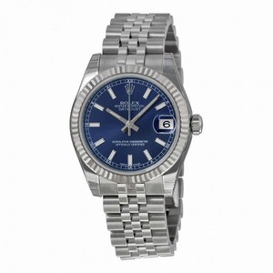 Rolex Datejust Blue Dial Automatic Stainless Steel Ladies Watch 178274BLSJ