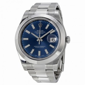Rolex Datejust II Blue Dial Stainless Steel Automatic Men's Watch 116300BLSO
