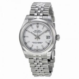 Rolex Datejust White Dial Automatic Stainless Steel  Ladies Watch 178240WSJ
