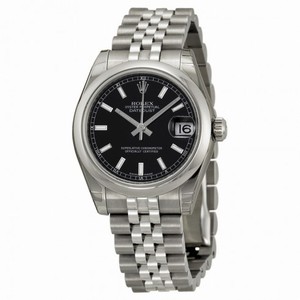 Rolex Datejust Black Dial Automatic Stainless steel Ladies Watch 178240BKSJ