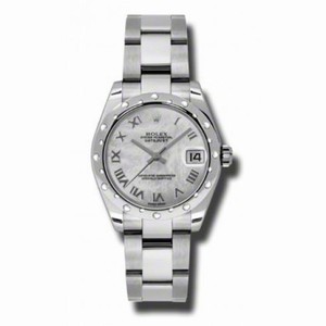 Rolex Datejust Mother of Pearl Dial Automatic Stainless Steel Oyster Ladies Watch 178344MRO