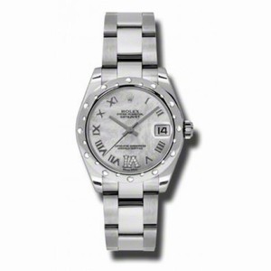 Rolex Datejust Mother of Pearl Dial Automatic Stainless Steel Oyster Mens Watch 178344MRDO