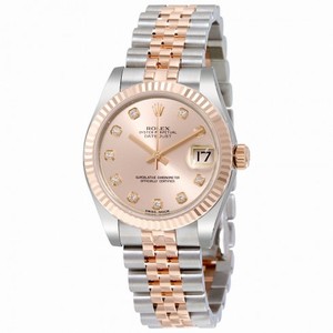 Rolex Datejust Lady 31 Pink Dial Stainless Steel and 18K Everose Gold Rolex Jubilee Automatic  Watch 178271PDJ