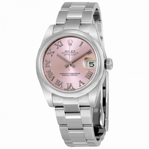 Rolex Datejust Lady 31 Pink Dial Stainless Steel Rolex Oyster Automatic Watch 178240PRO