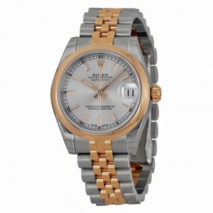 Rolex Datejust Lady 31 Silver Dial Stainless Steel 18kt Pink Gold Ladies Watch 178241SSJ