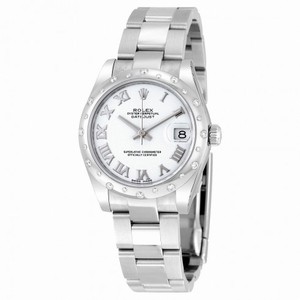 Rolex Datejust Lady 31 White Dial Stainless Steel Oyster Bracelet Ladies Watch 178344WRO