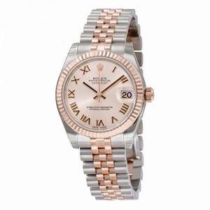 Rolex Datejust Pink Roman Dial Steel and 18kt Pink Gold Ladies Watch 178271PRJ