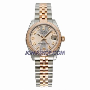Rolex Datejust Silver Arabic Dial Jubilee Two Tone Unisex Watch 178271SAJ