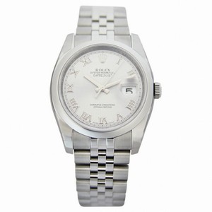 Rolex Datejust Silver Roman Dial Jubilee Bracelet Men's Watch 116200SRJ
