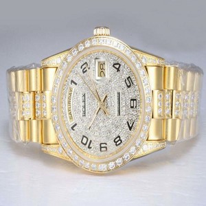 Rolex Day-Date 118238 Automatic Stainless Steel with 18k Gold Bezel Watch
