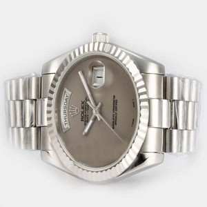 Rolex Day-Date 118239 Automatic Stainless Steel Bezel Grey Dial Watch