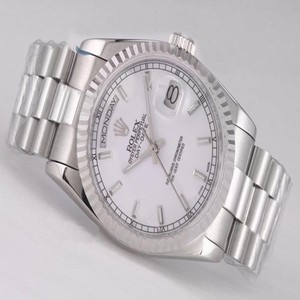 Rolex Day-Date 118239 Mens Automatic Stainless Steel Bezel Watch