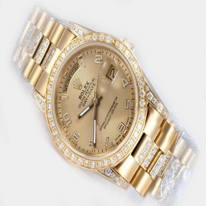 Rolex Day-Date 18048 36mm Gold Dial Gold 18k Gold Strap Watch