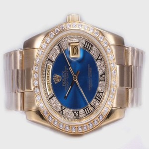 Rolex Day-Date 18238 Gold 18k Gold Strap Mens Stainless Steel with 18k Gold Bezel Watch