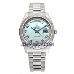 Rolex Day-Date II Blue Dial 18K White Gold President Automatic Men's Watch 218239BLAP