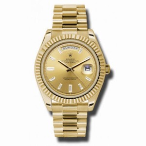 Rolex Day-Date 40 Champagne Dial 18K Yellow Gold President Automatic Men's Watch 228238CDP