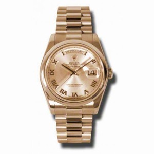 Rolex Day-Date Champagne Dial 18K Everose Gold President Automatic Men's Watch 118205CRP