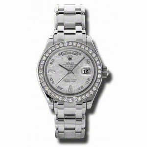 Rolex Day-Date Masterpiece Meteorite Automatic Platinum Pearlmaster Ladies Watch 18946MTPM