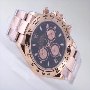 Rolex Daytona 116228 Mens Stainless Steel with 18k Gold Bezel Gold 18k Gold Strap Watch