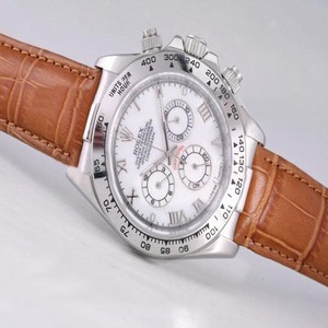 Rolex Daytona 16520 40mm Quartz Chronograph White Dial Watch
