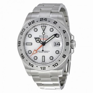 Rolex Explorer II White Automatic Stainless Steel Men's Watch 216570WSO