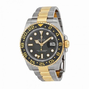 Rolex GMT-Master II Black Automatic stainless steel and 18kt yellow gold  Men's Watch116713BKSO