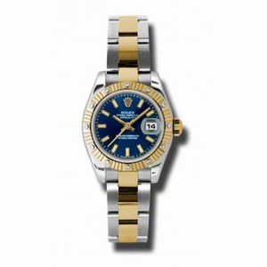 Rolex Datejust Automatic Stainless Steel w/ 18kt Yellow Gold Ladies Watch 179313BLSO